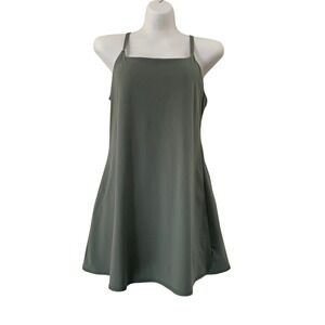 Danskin Women's Active Dress with Built-in Shorts Green Size L